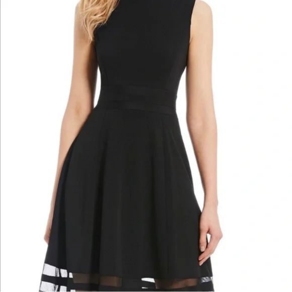 CALVIN KLEIN - Sleeveless Cocktail Dress - Picture 5 of 6